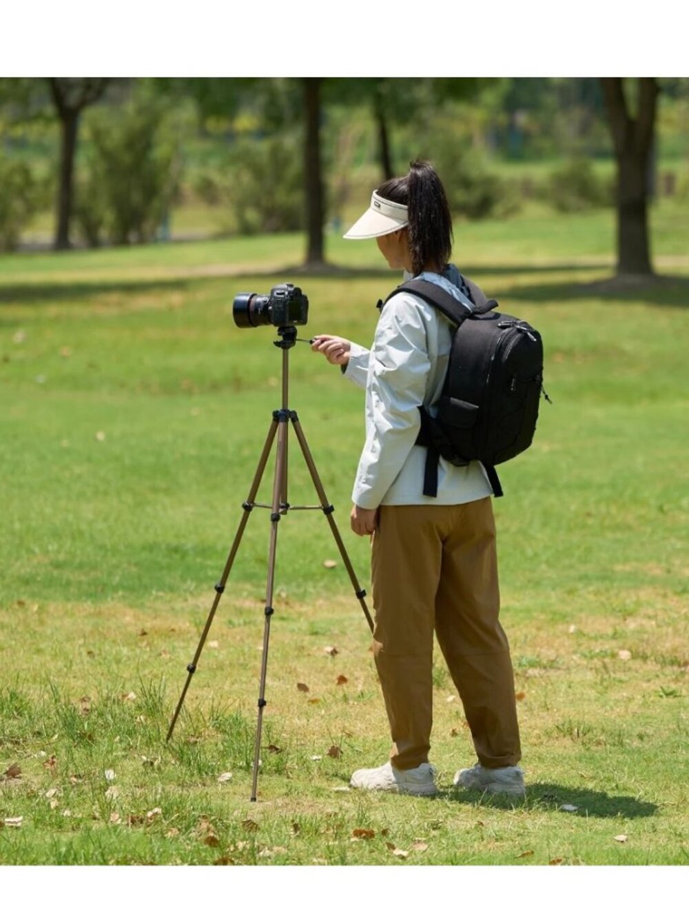 Amazon Basics Lightweight Portable Camera Tripod Stand